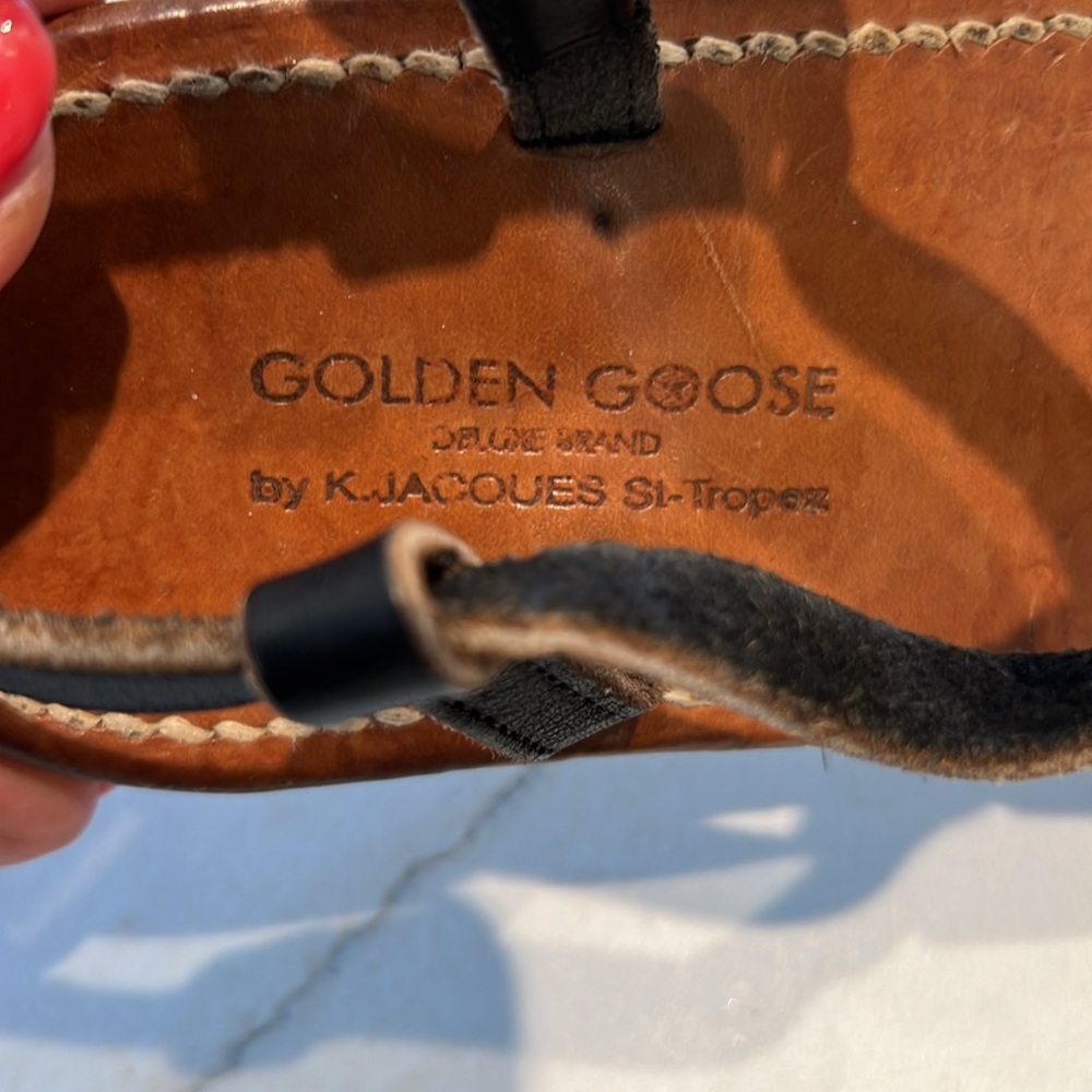 Golden Goose Distressed Thong Sandals (Size 38) - Picture 4 of 7